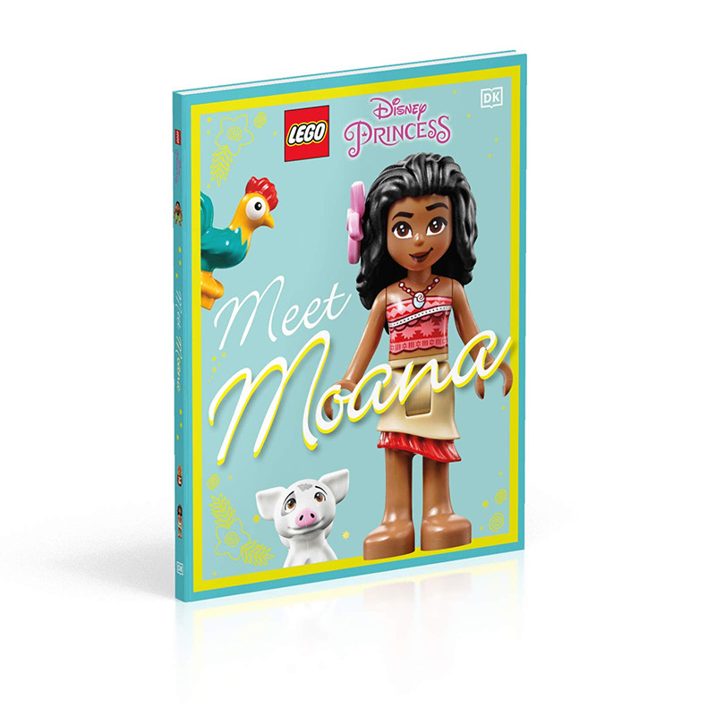 英文原版 lego disney princess meet moana 乐高迪士尼女孩公主 精装