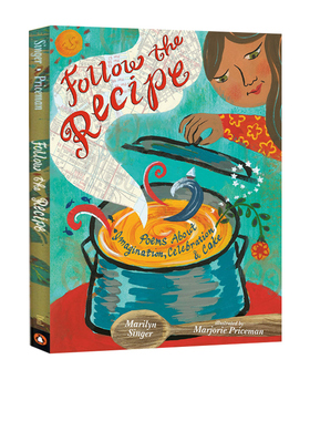 英文原版 Follow the Recipe 精装 Marilyn Singer 儿童诗歌全彩插图收藏版 Marjorie Priceman绘图