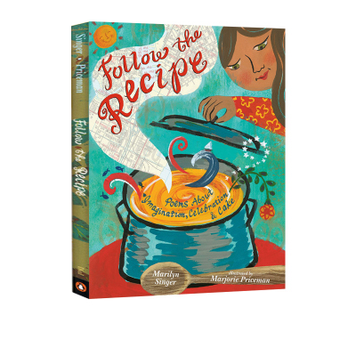 英文原版 Follow the Recipe 精装 Marilyn Singer 儿童诗歌全彩插图收藏版 Marjorie Priceman绘图