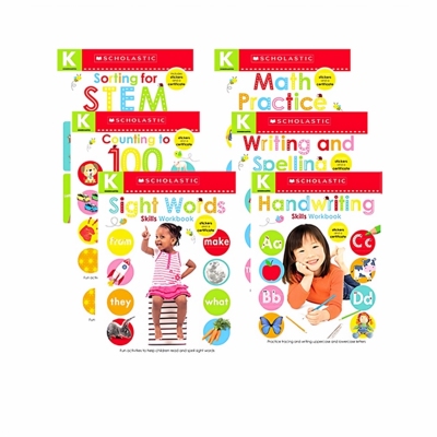 英文原版 Early Learners：Kindergarten Skills Workbook 6册 学乐低幼宝宝启蒙英语单词学习读物