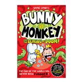 the Bunny League 英文原版 末日联盟 and 预售 幽默搞笑故事集 Monkey 儿童漫画故事书 Doom