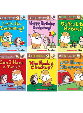 英文原版 Hello Hedgehog 6册盒装  你好刺猬 Acorn 学乐大树姐妹篇橡树系列 儿童友谊全彩桥梁章节书 学生课外英语读物