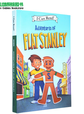 英文原版 Adventures of Flat Stanley 纸片人 I Can Read L2 第二阶段 斯坦利系列 精装