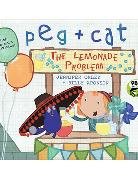英文原版 Peg + Cat: The Lemonade Problem 柠檬水问题 Jennifer Oxley and Billy Aronson Candlewick出版社
