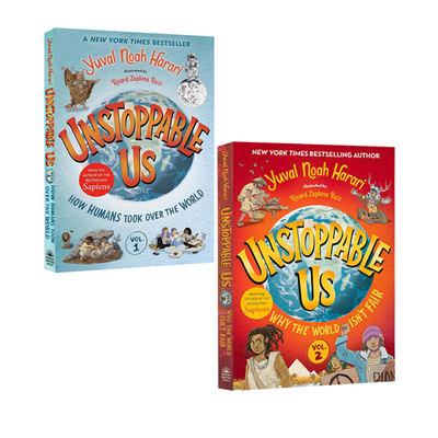 预售 英文原版 Unstoppable Us 美版 势不可挡的我们 2册合售 尤瓦尔·赫拉利 Yuval Noah Harari 历史科普读物