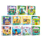 First 小红帽 BUSY纸板操作书 童话篇 金发姑娘和三只熊 忙碌 白雪公主 小美人鱼 亲子英语启蒙 Stories 机关系列 听音频 扫码