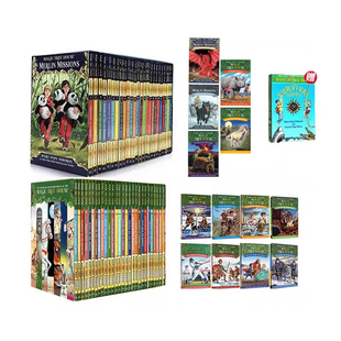 神奇树屋大全套 67册 附生存指南 英文原版 The Magic Tree House 1-38 梅林的任务 Merlin Missions 1-27 桥梁章节书课外读物