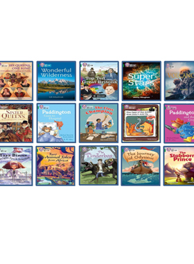 【级别15 绿色套装C】Collins big cat White C 15册合售 柯林斯大猫系列分级阅读 英文原版故事绘本