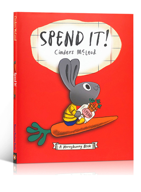 SPEND IT! 怎么花钱 英文原版 Moneybunny系列 儿童理财启蒙精装绘本 树立正确的金钱消费 Cinders McLeod