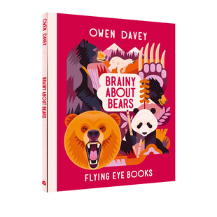 Brainy About Bears 英文原版 精装 熊 Animals 科普绘本知识百科图画书 动物科普绘本