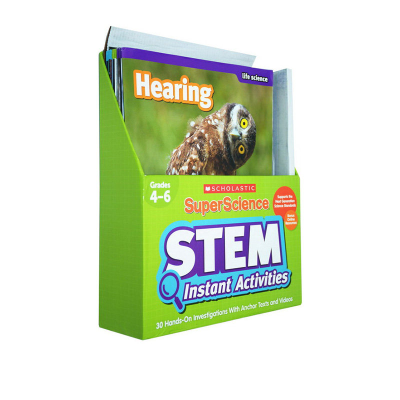 4-6年级 小学高年级 英文原版 SuperScience Stem Instant Activities Grades 4-6 自然科学15册 物理/生命/地球 含教学笔记