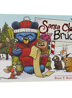 英文原版 Santa Bruce 布鲁斯扮演圣诞老人 布鲁斯妈妈系列 儿童认知启蒙童话寓言精装绘本 Ryan Higgins 纽约时报畅销书