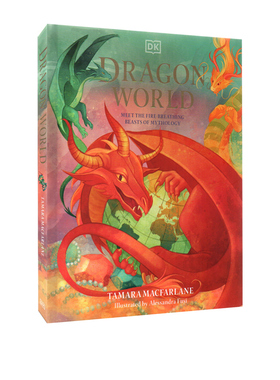 DK出品 Dragon world meet the fire breathing beasts of my thology 沉浸在神话般的喷火野兽的迷人历史中 儿童百科经典神话传说