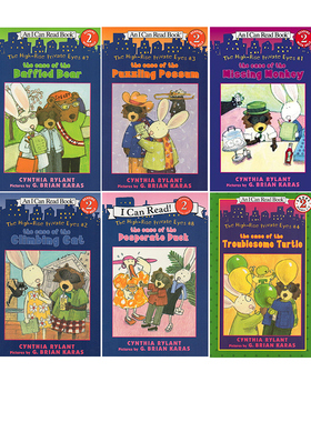 英文原版 High Rise Private Eyes 6册 高楼中的私家侦探 I Can Read 第2阶段 Cynthia Rylant 儿童启蒙分级读物