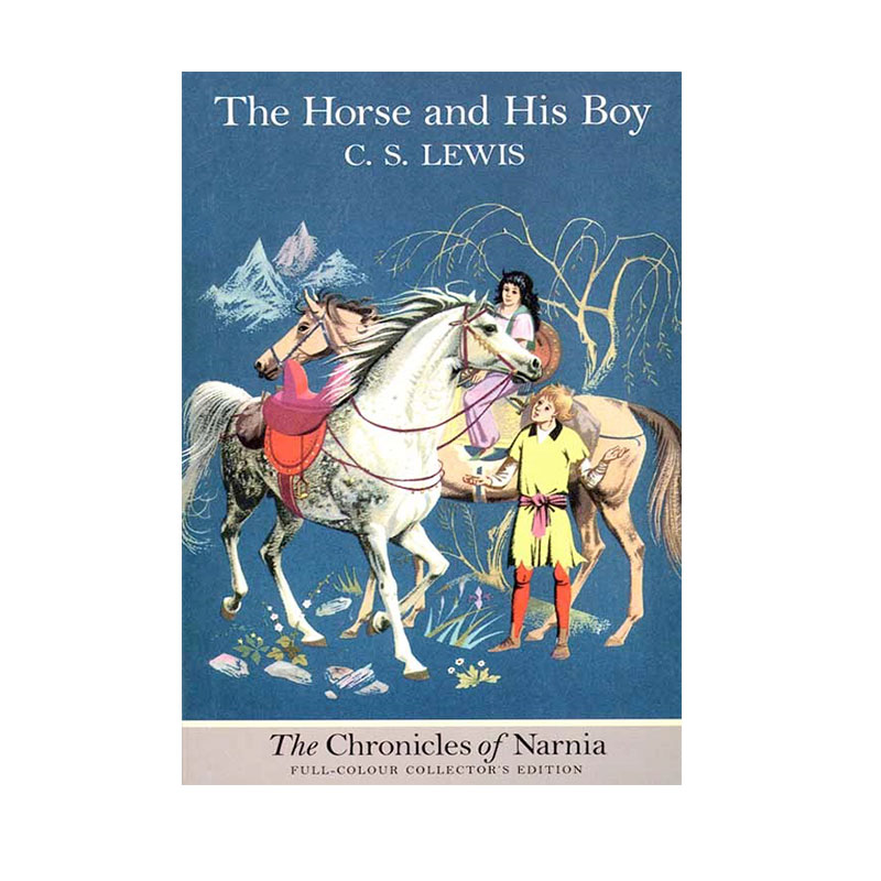 预售 纳尼亚传奇 第3部 经典封面平装 能言马与男孩 Pauline Baynes插图 The Chronicles of Narnia 3 英文原版 C S Lewis