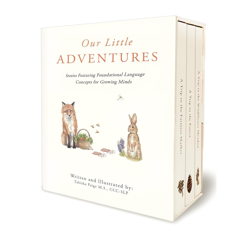 英文原版 Our Little Adventures 我们的小冒险三册 语言概念学习故事绘本 英文版