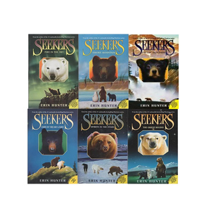 预售 英文原版 Seekers 熊武士探索者首部曲6册合售 猫武士同作者 Erin Hunter 惊险动物奇幻系列小说 青少年英语课外阅读