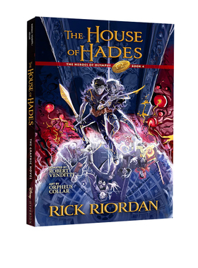 预售 英文原版 波西杰克逊奥林匹斯英雄系列4 冥王之府 Heroes of Olympus The House of Hades 全彩漫画小说