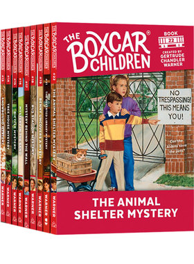 棚车少年 13-22册(不含20) 合计9册套装 英文原版 The Boxcar Children Mysteries Books13-22 章节桥梁书 美国经典儿童读物