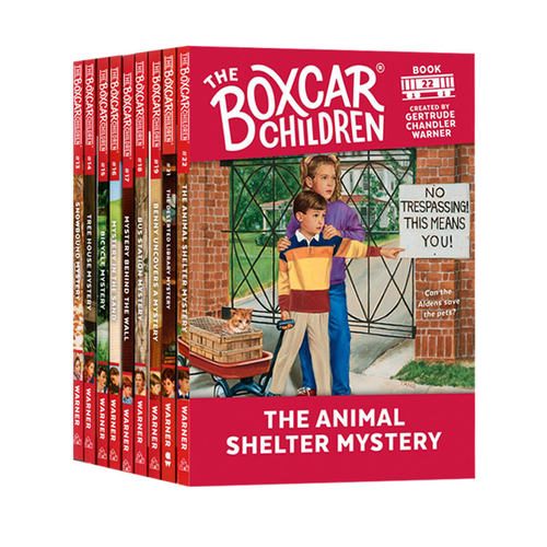 英文原版 Boxcar Children 棚车少年 13-22册(不含20) 合计 9册套装 章节桥梁书 美国经典儿童读物