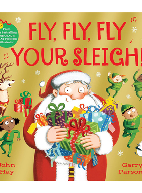 预售 Garry Parsons Fly Fly Fly Your Sleigh 雪橇飞起来 英文原版进口图书 儿童绘本 圣诞故事图画书