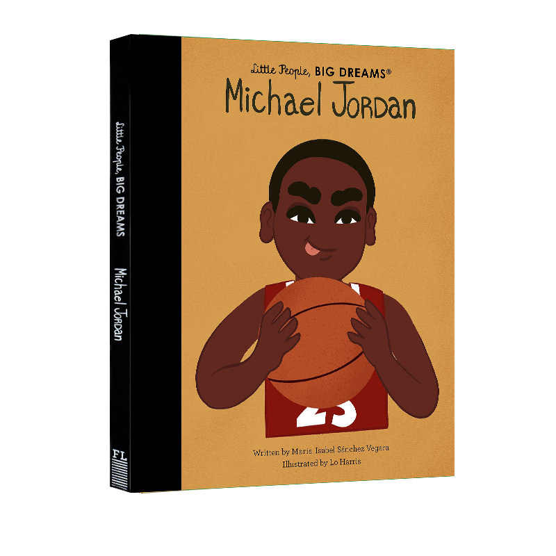 Michael Jordan 迈克尔乔丹 Little People Big Dreams 小人物大梦想 男孩篇 篮球明星名人传记 英文原版儿童艺术启蒙绘本读物