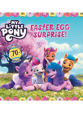 英文原版 My Little Pony Easter Egg Surprise! 小马宝莉的复活节  含贴纸 卡通动画友谊主题 冒险故事