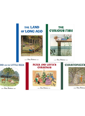 预售 克里斯托弗的花园 Christopher's Garden 迷你版精装 艾莎贝斯蔻情商性格教育绘本 瑞典绘本大师Elsa Beskow 英文原版