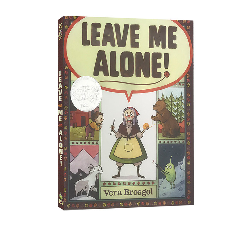 英文原版 leave me alone 别烦我 凯迪克银奖 精装 儿童启蒙图画故事