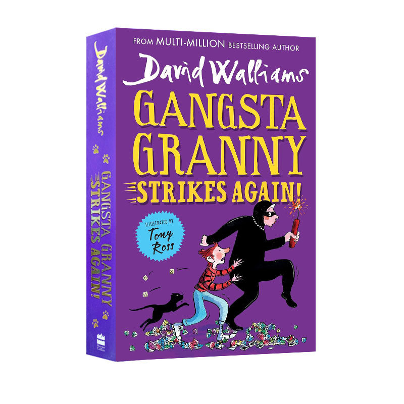 英文原版 Gangsta Granny Strikes Again! 大盗奶奶又来了 David Walliams大卫威廉姆斯 少年幽默成长小说 青少年课外读物