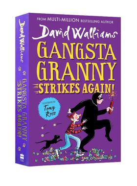 英文原版 Gangsta Granny Strikes Again! 大盗奶奶又来了 David Walliams大卫威廉姆斯 少年幽默成长小说 青少年课外读物