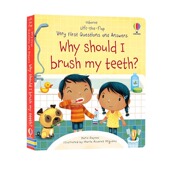teeth? 你问我答翻翻书 and 英文原版 儿童启蒙科普认知 First Answers Usborne Very 预售 should brush Questions Why