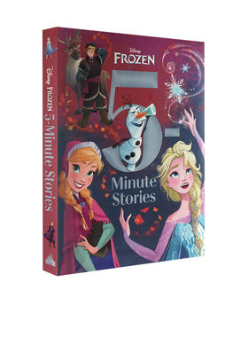 英文原版 冰雪奇缘 5分钟睡前故事集 英文原版 5-Minute Frozen 精装 迪斯尼 儿童绘本故事 冰雪奇缘系列故事 安娜 艾莎