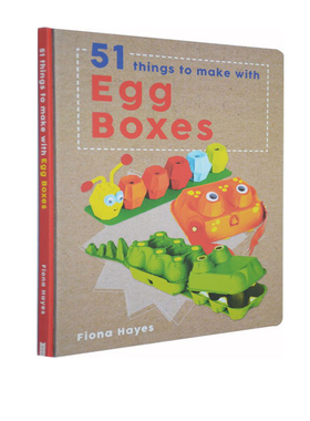 英文原版 Crafty Makes 51 Things To Make With Egg Boxes 动手动脑 蛋盒创意玩具