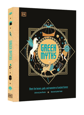 预售 英文原版 DK图解百科 英文原版 DK Illustrated Greek Myths 古希腊神话 精装插图故事合辑 英文原版 儿童经典童话故事书