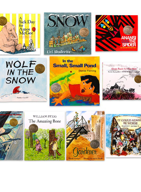 麦克米伦凯迪克大奖套装 10册 英文原版绘本 Macmillan Caldecott Award-winning 儿童英语趣味阅读启蒙图画故事书 Snow/Gardener