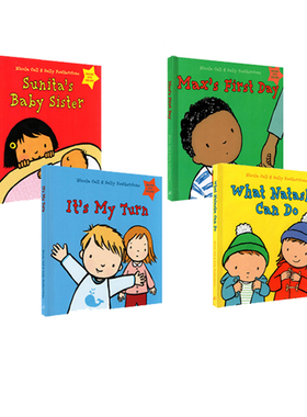 英文原版 Dealing with Feelings 情绪管理系列4册 精装 儿童性格培养 情感情商培养 图画故事书 启蒙早教绘本