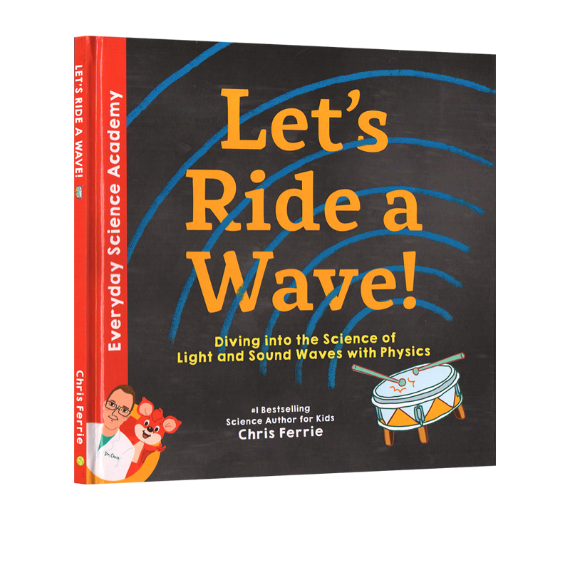 每日科学院 Everyday Science Academy 英文原版 Let's Ride a Wave 让我们乘风破浪 波动物理学 STEM体系 精装科普启蒙绘本