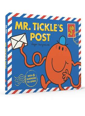 奇先生妙小姐 Mr Men And Little Miss 趣味信件 Mr. Tickle’S Post 英文原版绘本亲子互动绘本