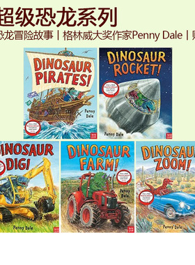 超级恐龙系列 格林威大奖作家赠官方音频 卡特鳄鱼系列绘本 The Princess Series 公主系列 大嘴鸟 Nosy Crow 英语原版 绘本图画书