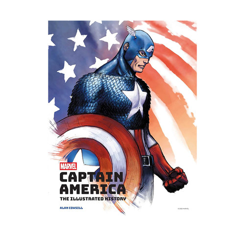 预售 漫威 美国队长 图集 Marvel s Captain America: The Illustrated History 英文原版