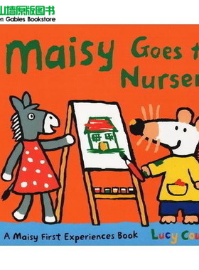 英文原版 Maisy Goes To Nursery 小鼠波波 幼儿启蒙早教绘本图画书