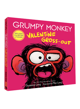 英文原版 Grumpy Monkey Valentine 精装 暴躁猴 幼儿情绪控制 儿童英语启蒙图画故事绘本