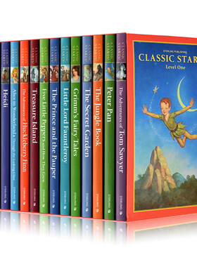 Sterling Classic Starts L1 英文原版世界经典名著15册 儿童格林童话 彼得潘爱丽丝梦游仙境匹诺曹金银岛秘密花园