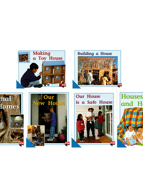 L12一年级 新词推理 Blue蓝色套装4 PM Readers 彩虹阅读 6册 小学生分级阅读 小花生精选阅读教辅英文原版启蒙绘本