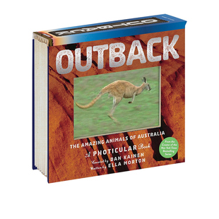 光与影视觉书系列 会动的3D图片书 陆地 Outback A Photicular Book 立体绘本 儿童STEAM与百科动物科普绘本 精装