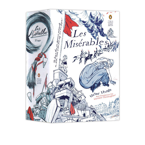 预售 英文原版 悲惨世界 企鹅经典豪华毛边版 大厚本 Les Miserables 外国文学畅销书雨果 世界十大经典文学名著