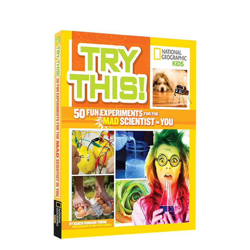 英文原版美国国家地理 national geographic kids try this!