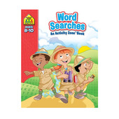 活动练习册 Book School Word 英文原版 Activity Zone Searches 家庭练习