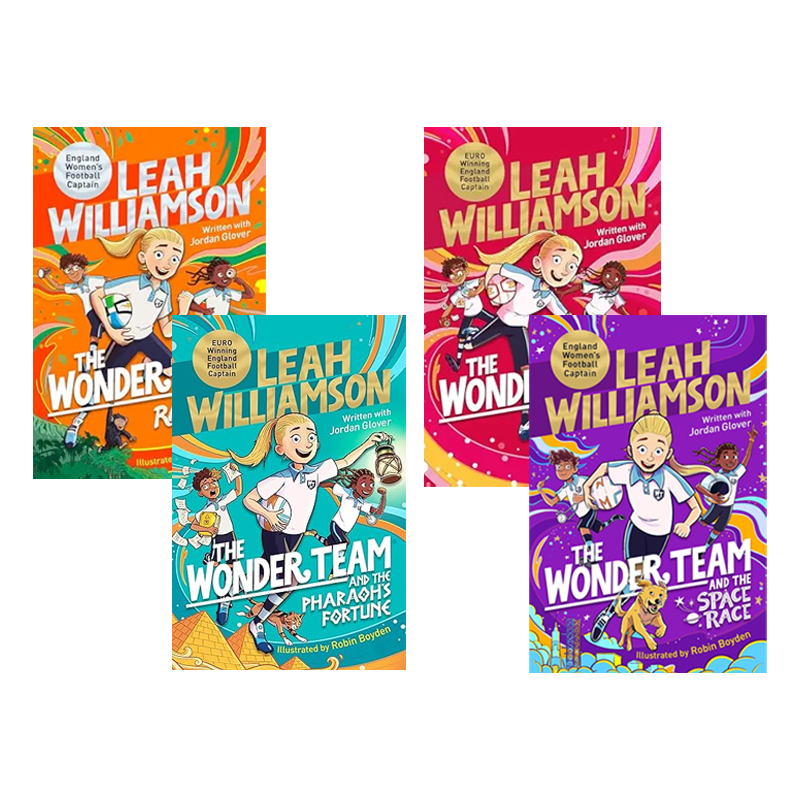预售 英文原版 奇迹球队与被遗忘的足球运动员 The Wonder Team and the Forgotten Footballers系列 4本套装 Leah Williamson